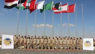 جانب من القوات المشاركة في المناورة