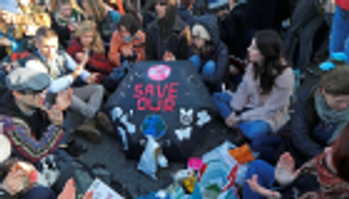 اعتقال 70 باحتجاج بيئي تسبب بإغلاق جسور في لندن