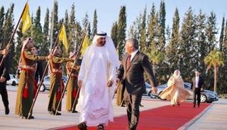 الشيخ محمد بن زايد آل نهيان والملك عبدالله الثاني