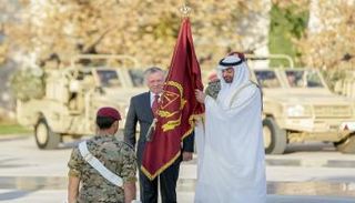 الشيخ محمد بن زايد آل نهيان والعاهل الأردني 