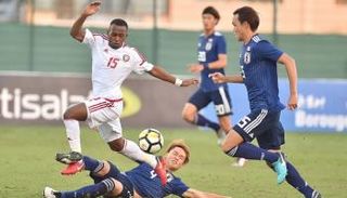 جزء من مباراة الإمارات واليابان