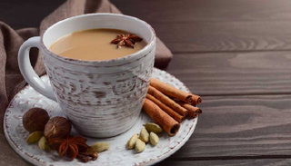 الحليب مع التوابل