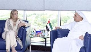 الطاير يبحث مجالات التعاون مع وزيرة التجارة وترويج الصادرات البريطانية