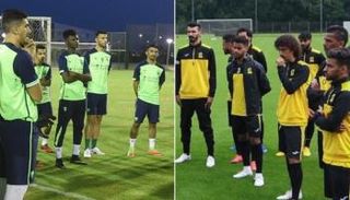 لاعبو الاتحاد والأهلي