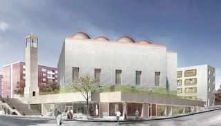 صورة لمجسم هندسي لأحد مشاريع الخلية الإخوانية التي انسحبت منها الشركة