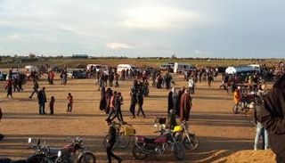 جانب من مسيرات العودة في قطاع غزة