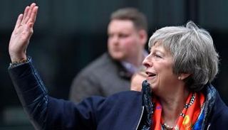 رئيسة الوزراء البريطانية تيريزا ماي 