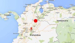 زلزال بقوة 6.1 درجة قبالة كولومبيا