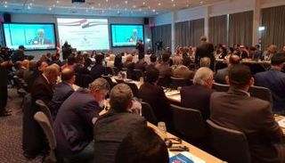 جانب من مؤتمر المعارضة الإيرانية في كوبنهاجن