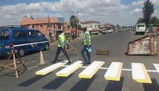 معابر المشاة "ثلاثية الأبعاد" في إثيوبيا