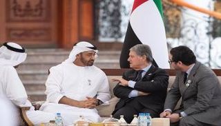 الشيخ محمد بن زايد يستقبل رئيس شركة البحر الأبيض المتوسط
