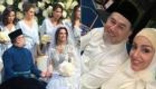 سلطان ماليزيا يتزوج ملكة جمال موسكو