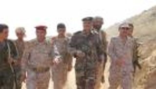 قائد القوة 800 في جازان يتفقد جبهة حرض شمال غربي اليمن