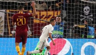 لقطة هدف فاسكيز في مرمى روما