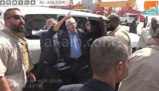  المبعوث الأممي إلى اليمن خلال زيارته لميناء الحديدة
