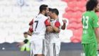 هاتريك مزدوج لمبخوت ومبارك في فوز كبير للجزيرة على الإمارات