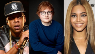 بيونسيه وجاي-زي وإد شيران