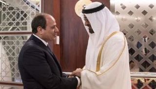 الشيخ محمد بن زايد آل نهيان والرئيس المصري- أرشيفية