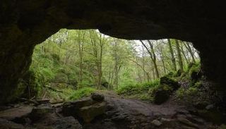 يبلغ طول فتحة الكهف 330 قدما وعرضها 200 قدم