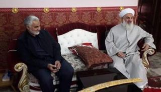 الإرهابي قاسم سليماني ومهدي الصميدعي مفتي العراق