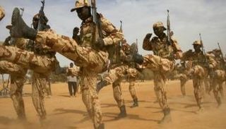 جنود من تشاد خلال تدريبات عسكرية للجيوش الأفريقية - أرشيفية