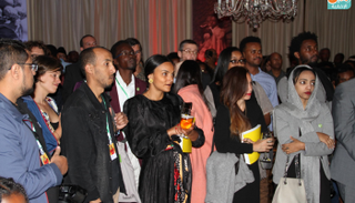 جانب من الحضور بمعرض أديس أبابا الدولي للتصوير الفوتوغرافي 