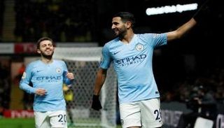 الجزائري رياض محرز جناح مانشستر سيتي