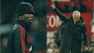 جوزيه مورينيو وبول بوجبا