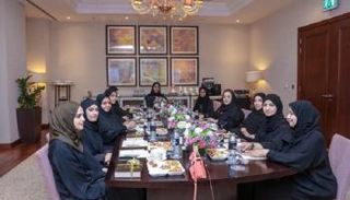 جانب من اجتماع مجلس سيدات أعمال عجمان