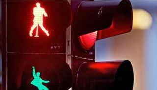 إشارة المرور في بلدية فريدبرج الألمانية