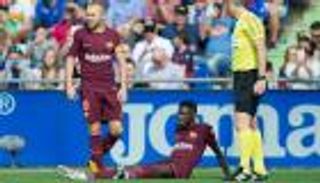 إنييستا يدعو برشلونة لمساعدة ديمبلي 