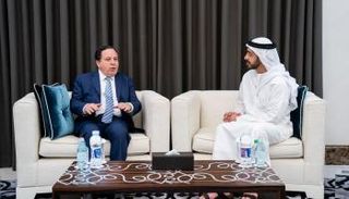 الشيخ عبدالله بن زايد آل نهيان ونظيره التونسي