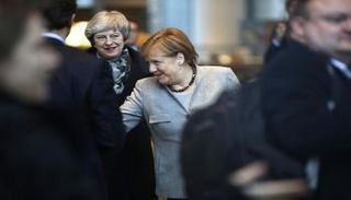 ميركل قبيل المباحثات مع ماي في برلين 