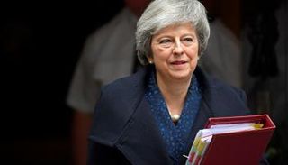 رئيسة الوزراء البريطانية تيريزا ماي