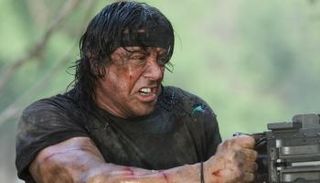 سيلفستر ستالون خلال تجسيده شخصية رامبو - صورة أرشيفية