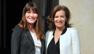 كارلا بروني وفاليري تريلولير