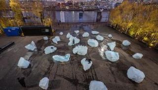 معرض الكتل الثلجية في لندن 