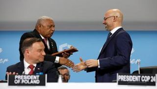 جانب من مؤتمر المناخ العالمي في بولندا