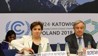 جانب من مؤتمر المناخ العالمي في بولندا