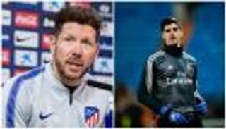 كورتوا: سيميوني يكسب تعاطف جماهير أتلتيكو على حساب ريال مدريد