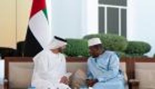  محمد بن زايد يبحث مع رئيس وزراء غينيا علاقات البلدين