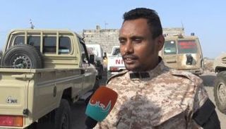 متحدث ألوية العمالقة مأمون المهجمي خلال حديثه لـ