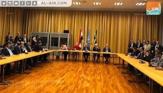 جانب من مشاورات السلام في السويد - أرشيفية