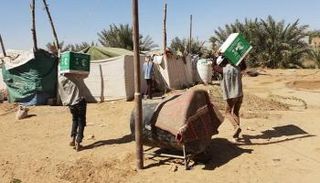 "سلمان للإغاثة" يوزع 37 طنا من السلال الغذائية في محافظة الجوف اليمنية