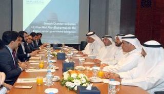 الغرفة دعت مجتمع الأعمال الأفغاني إلى المشاركة في معارض إكسبو الشارقة
