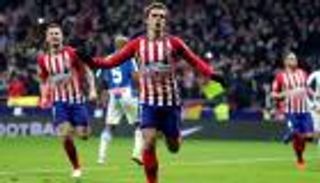 جريزمان يكمل مئويته التهديفية الثانية