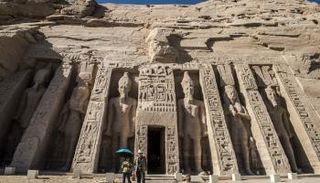 معبد أبوسمبل بأسوان جنوب مصر - أرشيفية