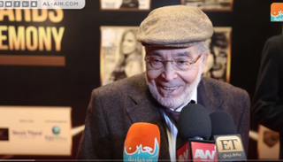 الممثل المصري حسن يوسف خلال الحفل