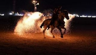 جانب من عروض هيئة الترفيه السعودية في مهرجان الجنادرية