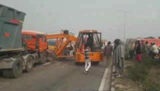 موقع حادث السير في الهند